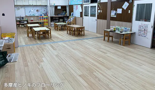 千葉県産材スギのウッドデッキ